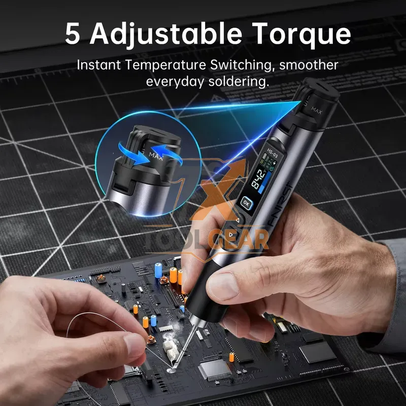 طقم لحام لاسلكي HS-03 مع رؤوس  - مراجعة Electronics Repairing وسعره