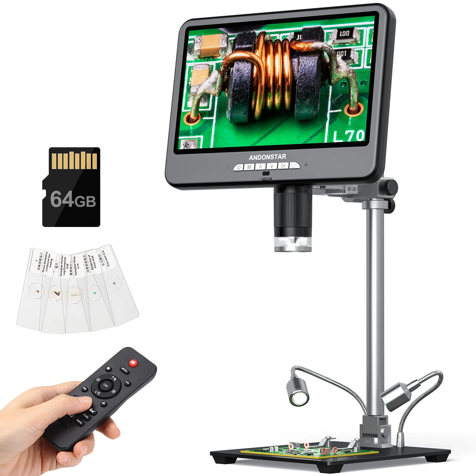مجهر رقمي Andonstar AD210S-Pro - مراجعة Electronics Repairing وسعره