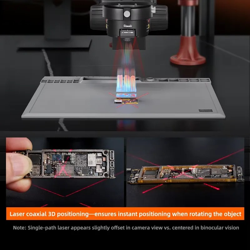 مجهر ثلاثي العدسات Qianli 6558 - مراجعة Electronics Repairing وسعره