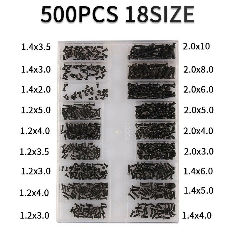 500 قطعة صواميل المسمار الصغير - مراجعة Electronics Repair Book وسعره