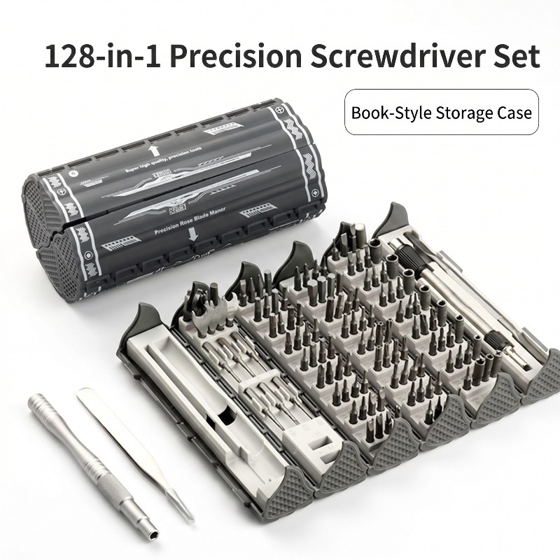 طقم مفكات 128 في 1، مجموعة أدو - مراجعة Electronics Repair Book وسعره